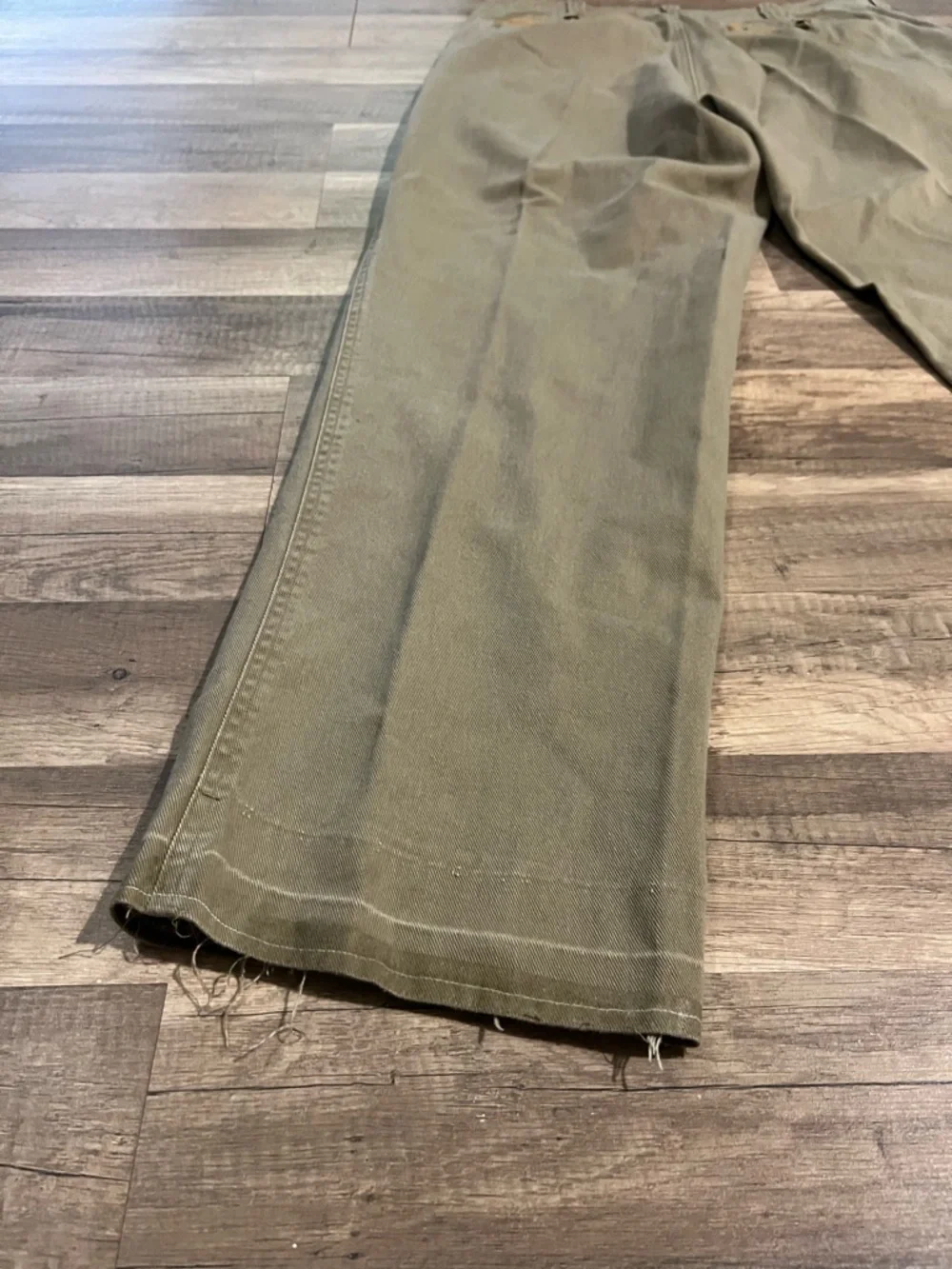 Orvis Men’s 100% Cotton Beige Khaki Outdoor Work Pants Size 34